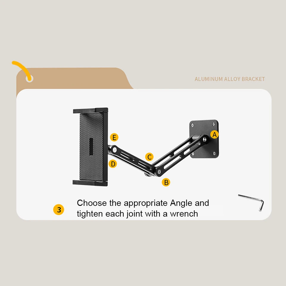 OUTMIX Cantilever Tablethalterung - 360° 4,7–12,9 Zoll