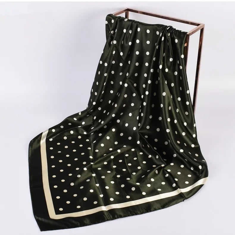 Luxoria Seidenoptik Halstuch - 90x90 cm Polyester weich