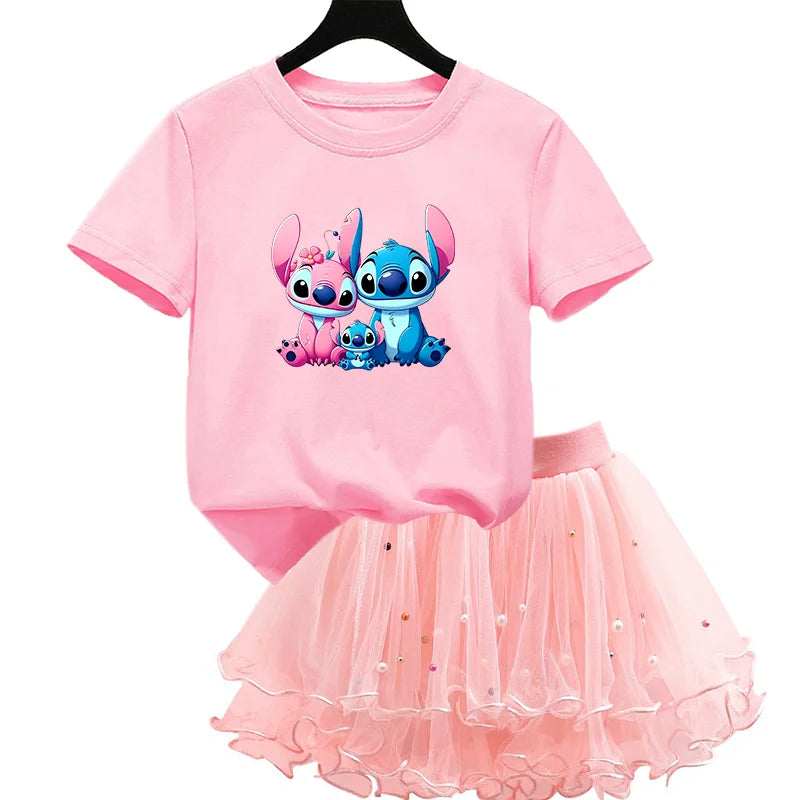 Mädchen-Disney-Set 2025: Lilo & Stitch Tutu-Kollektion - Licensed Character Collection