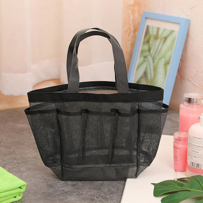 Strand-Tasche 2025: Large Mesh Beach Tote Bag Vacation Beach Toy Bag Swimming Bag Packable for Beach Pool Trip & Vacation Collection