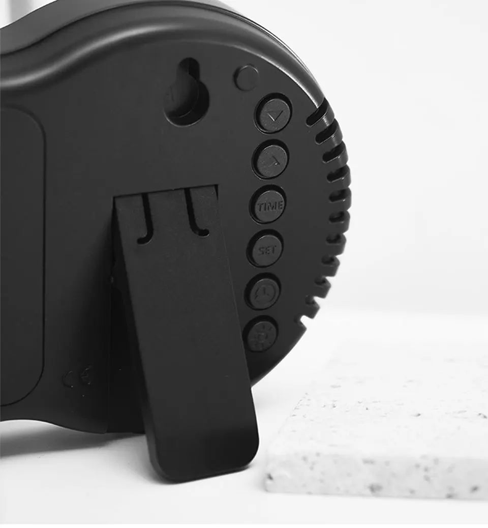 Wanduhr 2025: Large Digital Wall Clock with Ambient Light Remote Control - Temp Week Display 12/24H 2-Alarms Brightness Adjustable LED Clocks Collection