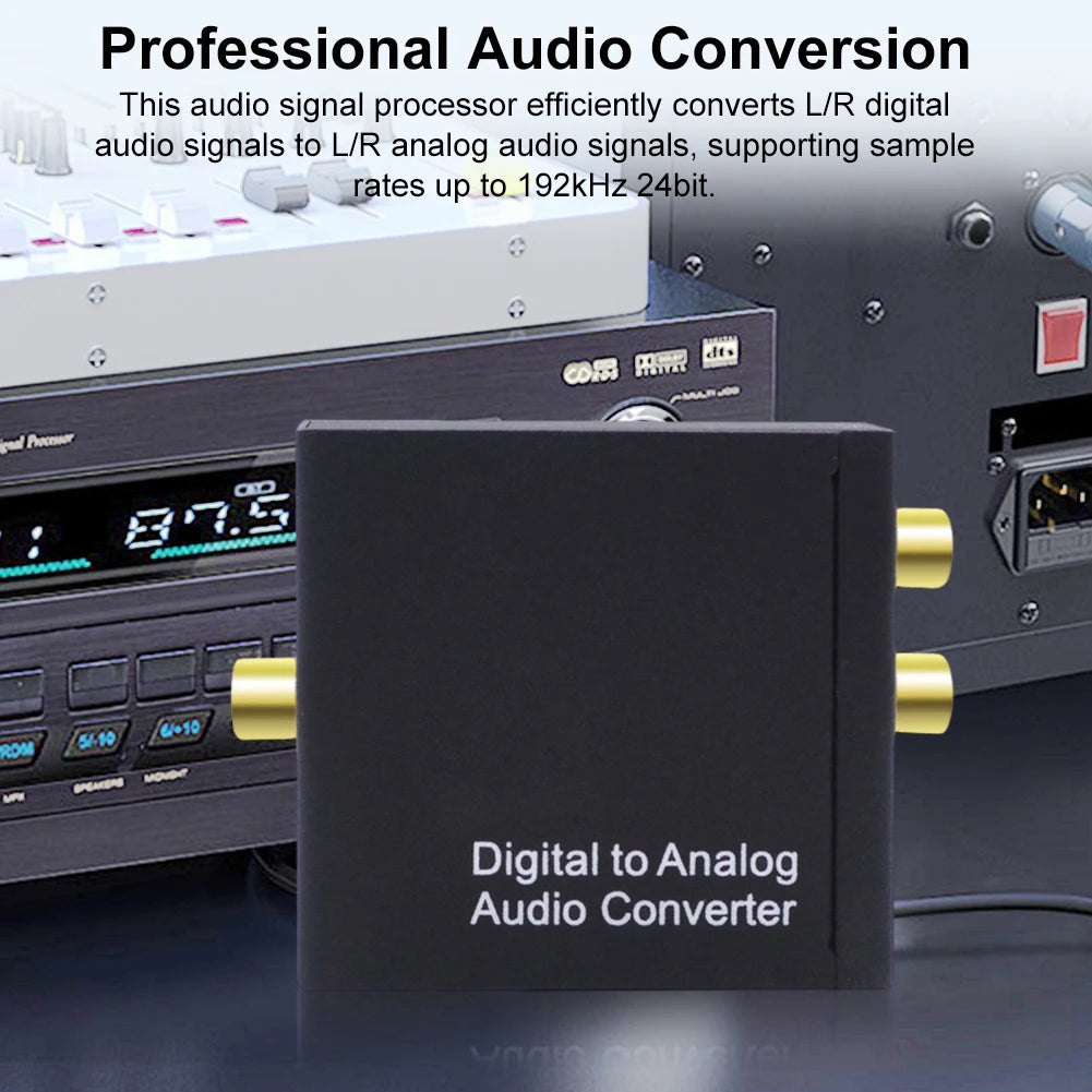 Audio-Konverter 2025: 192KHz Digital To Analog Converter Coaxial SPDIF RCA 3.5mm Optical DAC Decoder Collection