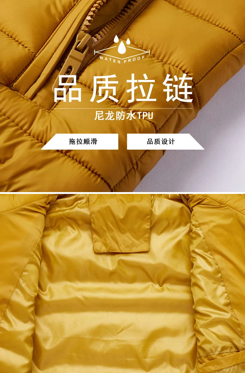 Neue Männer Weste Ultraleicht - 90% Daune, wasserdicht, Gr.L