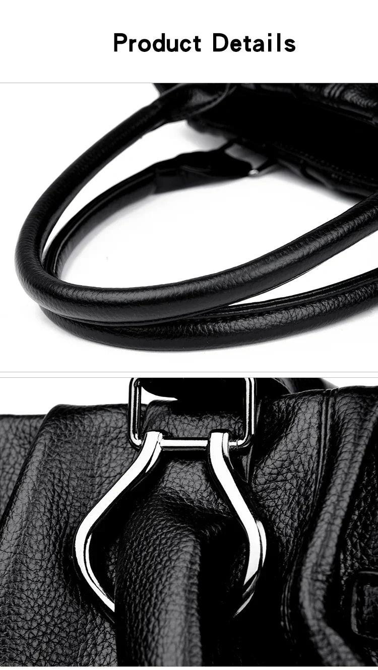 Genuine Brand Tote Bag Luxury Handbags for Women Mom Shoulder Crossbody Hand Bag Designer High Quality Soft Pu Leather Commuting
