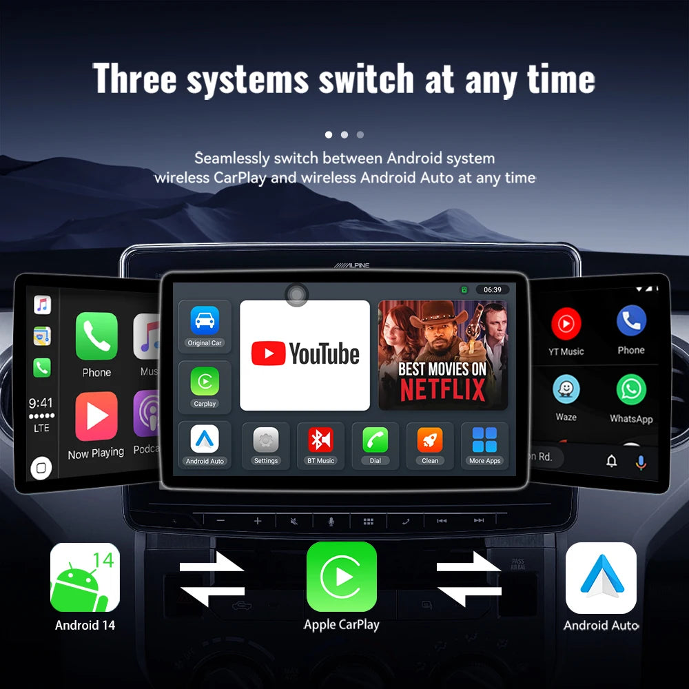 Acodo 3In1 CarPlay AI Box - 32GB 5V Strom Kompakt USB