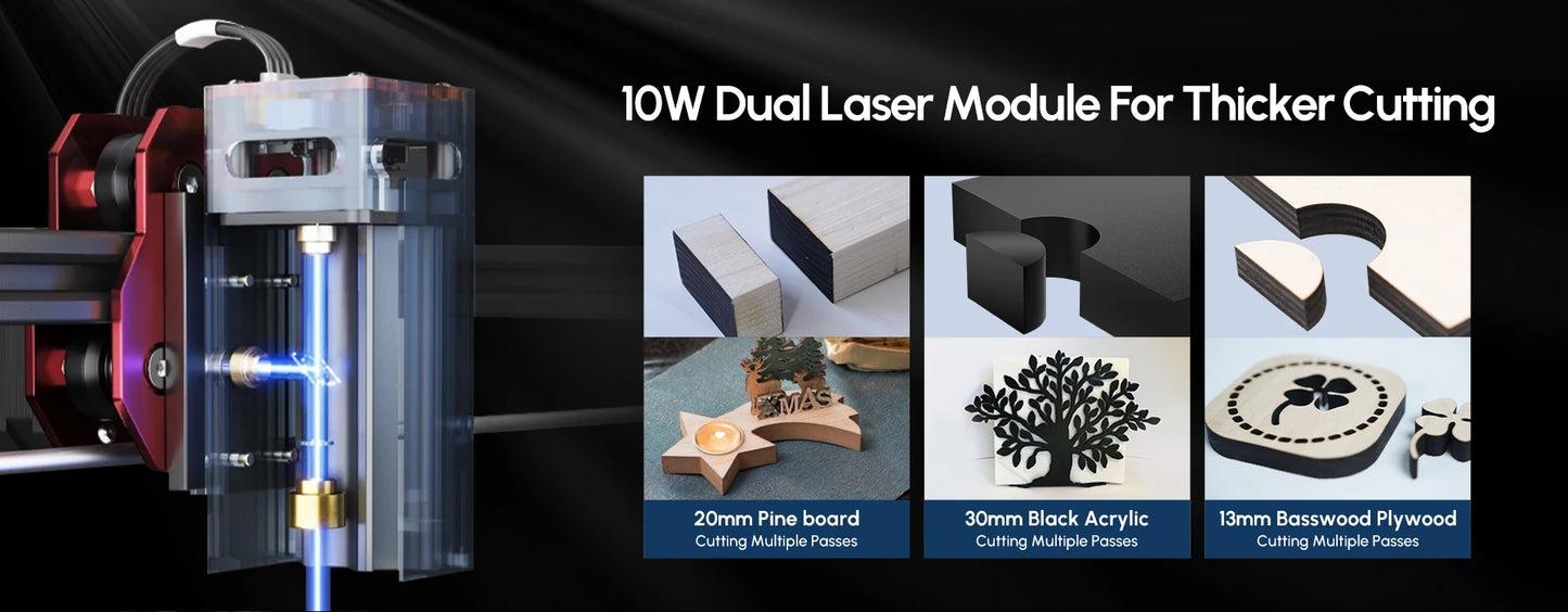 Laser-Gravur-Kit 2025: AlgoLaser DIY Rotary Roller 360° Rotation Engraving Cylindrical Objects Collection
