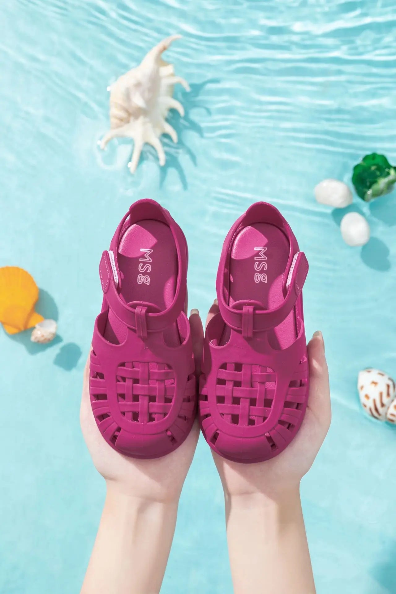 Hochwertige Kinder Strand Schuhe Meer Sommer 2025 - Mädchen Sandalen Baby Weich Rutschfest - Prinzessin Jelly Schuhe Jungen Römische Flip-Flops