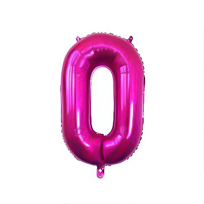 Choice Q001-HPK Zahlenballon - 32 Zoll Rosa Folie Party