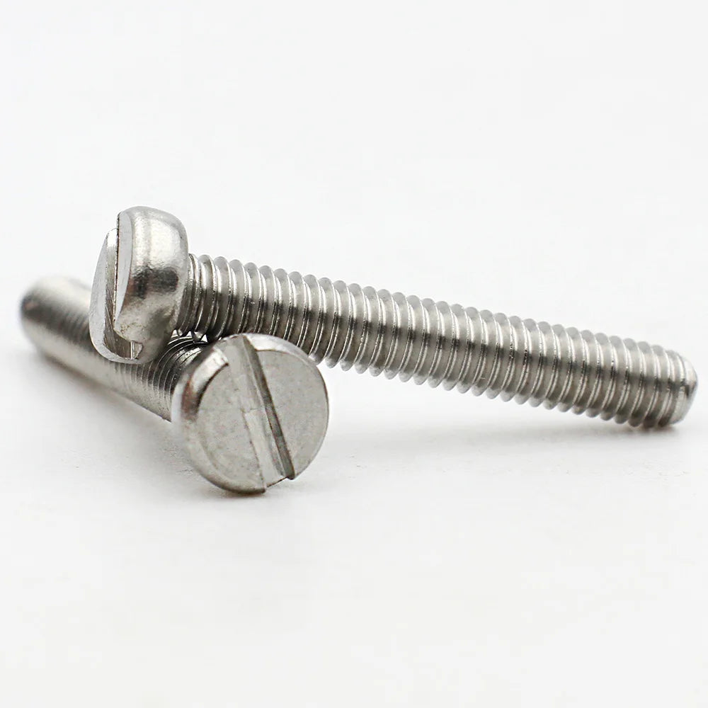 MENGJUE WJ1061C Schlitz Rundkopf - Edelstahl 304 M3x6