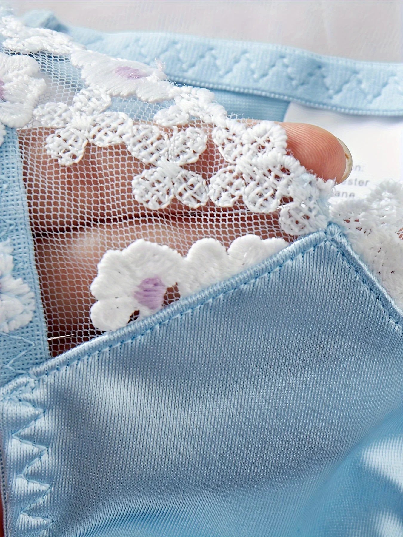 Fairy Lingerie Seamless Slip Underwear Silk Exotic Sets Lace Embroidery Matching Outfits Fancy Onlyfans Bra Sets 섹시