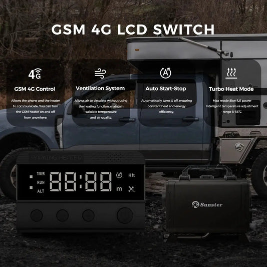 Sunster GSM LTE 4G Diesel-Lufterhitzer – für Wohnmobil