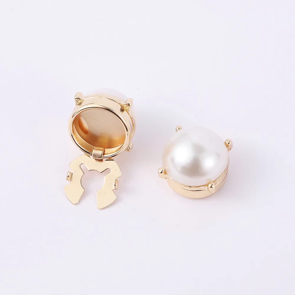 Neu Fashion Perlen Manschettenknöpfe 2025 - Herren Hemd Buttons Cuff Links - Luxus Hochzeit Business Schmuck Accessories High-Quality
