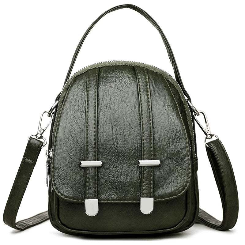 Fashion Multilayer Crossbody Bags For Women 2024 Luxury Designer Brand Leather Shoulder Messenger Bag Ladies Purses and Handbags