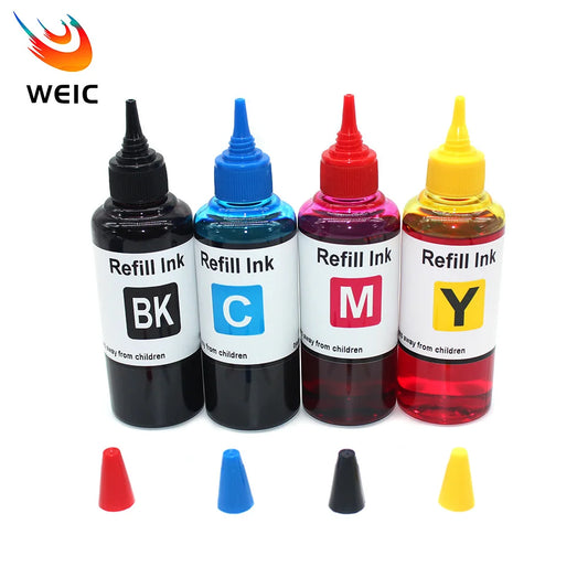 Weicltd 305XL Nachfüllset 4 Farben 100ml - Kompatibel HP