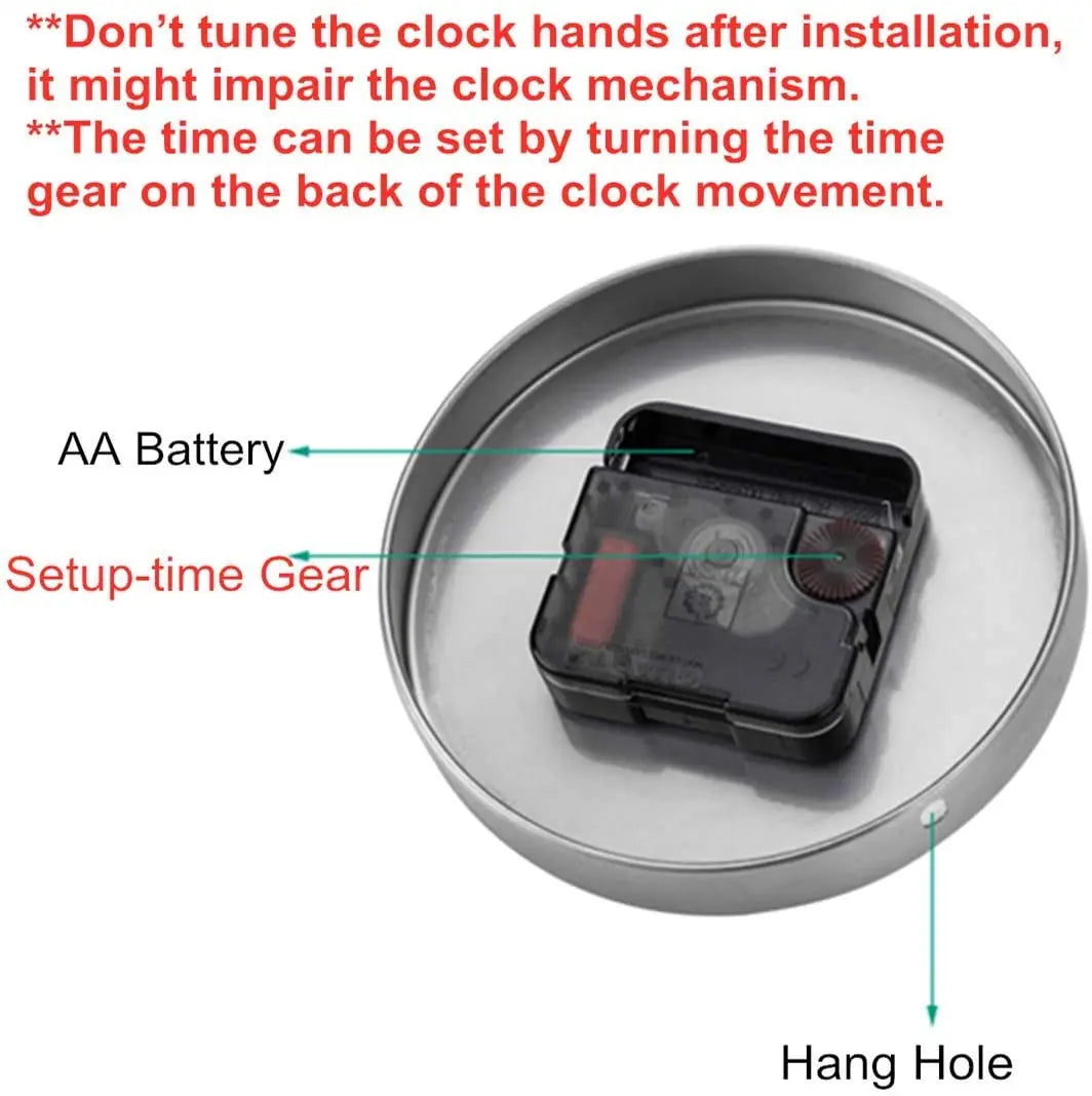 Large 3D Wall Clock DIY Creative Mirror Surface Wall Decorative Sticker Watch 130cm Frameless for Home School Office Living Room