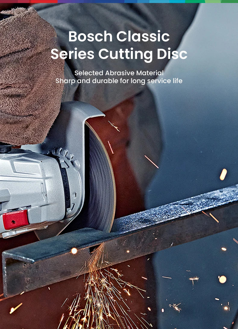 Bosch Metal Grinding Wheel Cutting Disc Classic Series Angle Grinder Accessories 100/125/150/180/230/305/355/400mm Cutting Wheel