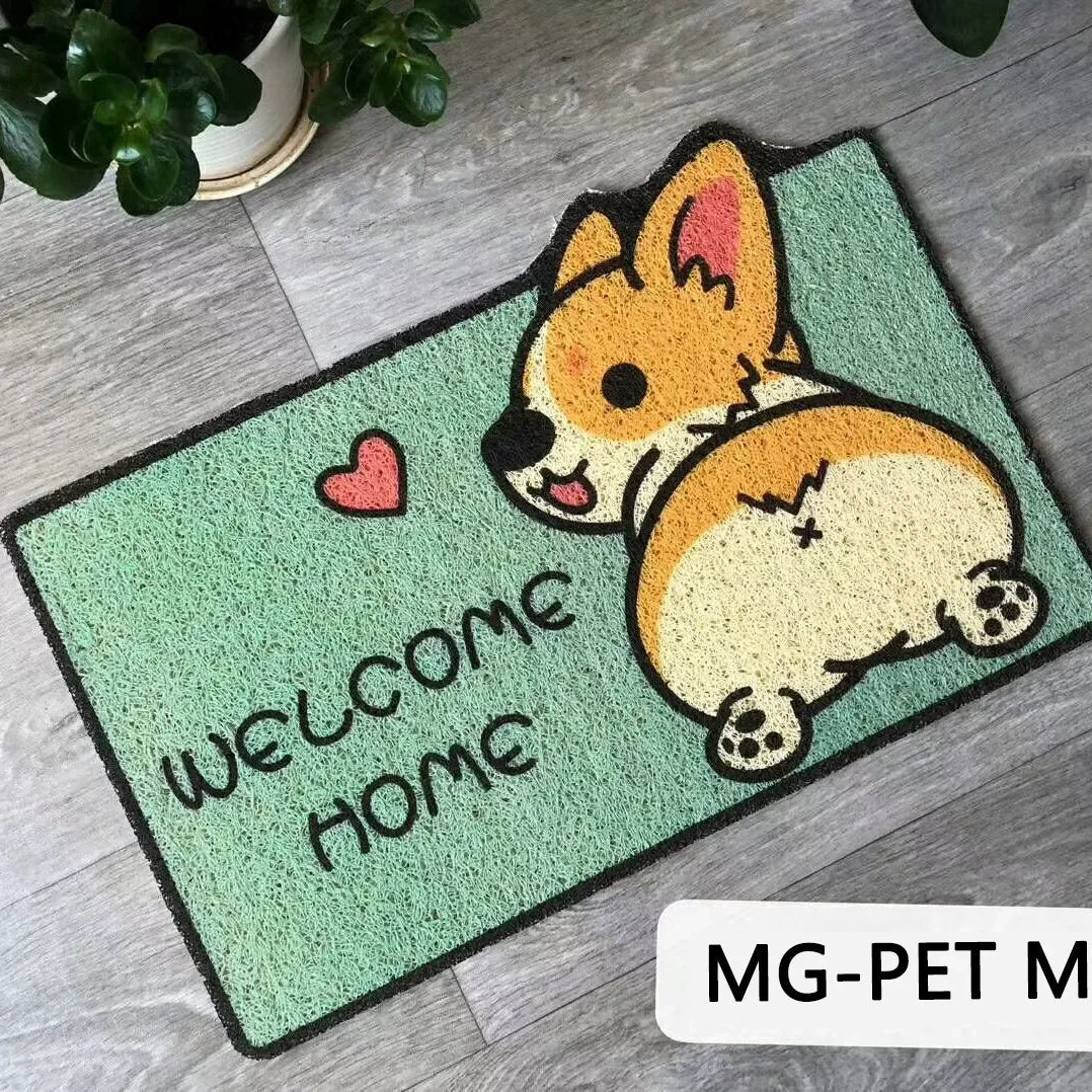 Fußmatte 2025: Cartoon Welcome Entrance Doormat Carpet Kitchen Corridor Non-slip Cat Dog Pet Floor Mat Home Bathroom Living Room Collection