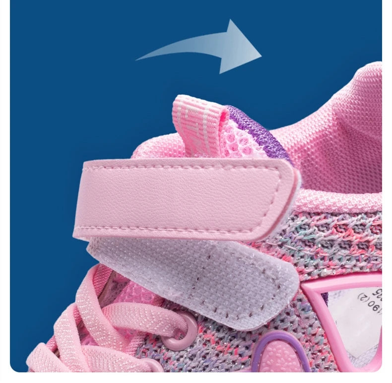 Mädchen Casual Schuhe 2025 - Leicht Mesh Sneakers Kinder Sommer - Frühling Herbst Tenis Süß Sport Cartoon Weiblich Laufen Socken Schuhe