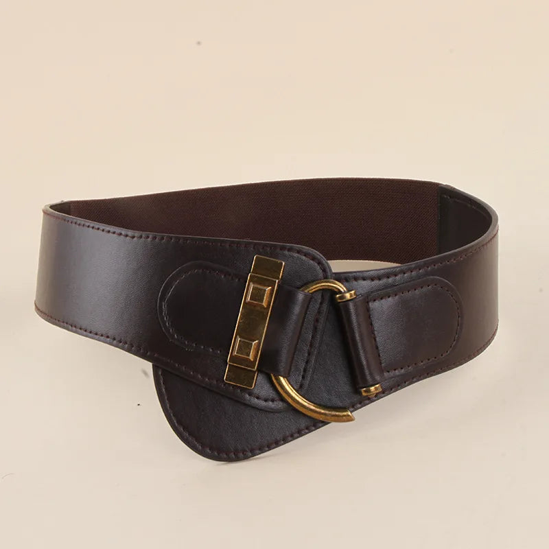 ZhejiangChoice Taillengürtel Elastisch Elegant - PU 8 Cm