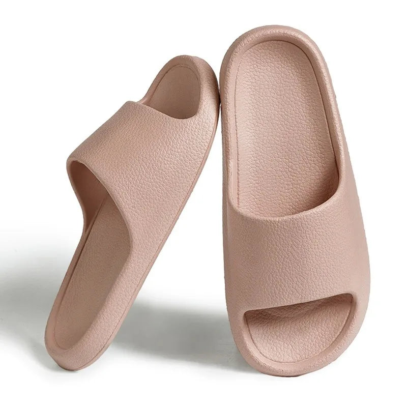 Frauen Dick Plattform Cloud Hausschuhe Sommer Strand Eva Weich Sohle Slide Sandalen Freizeit Männer Damen Innen Badezimmer Anti-Rutsch Schuhe