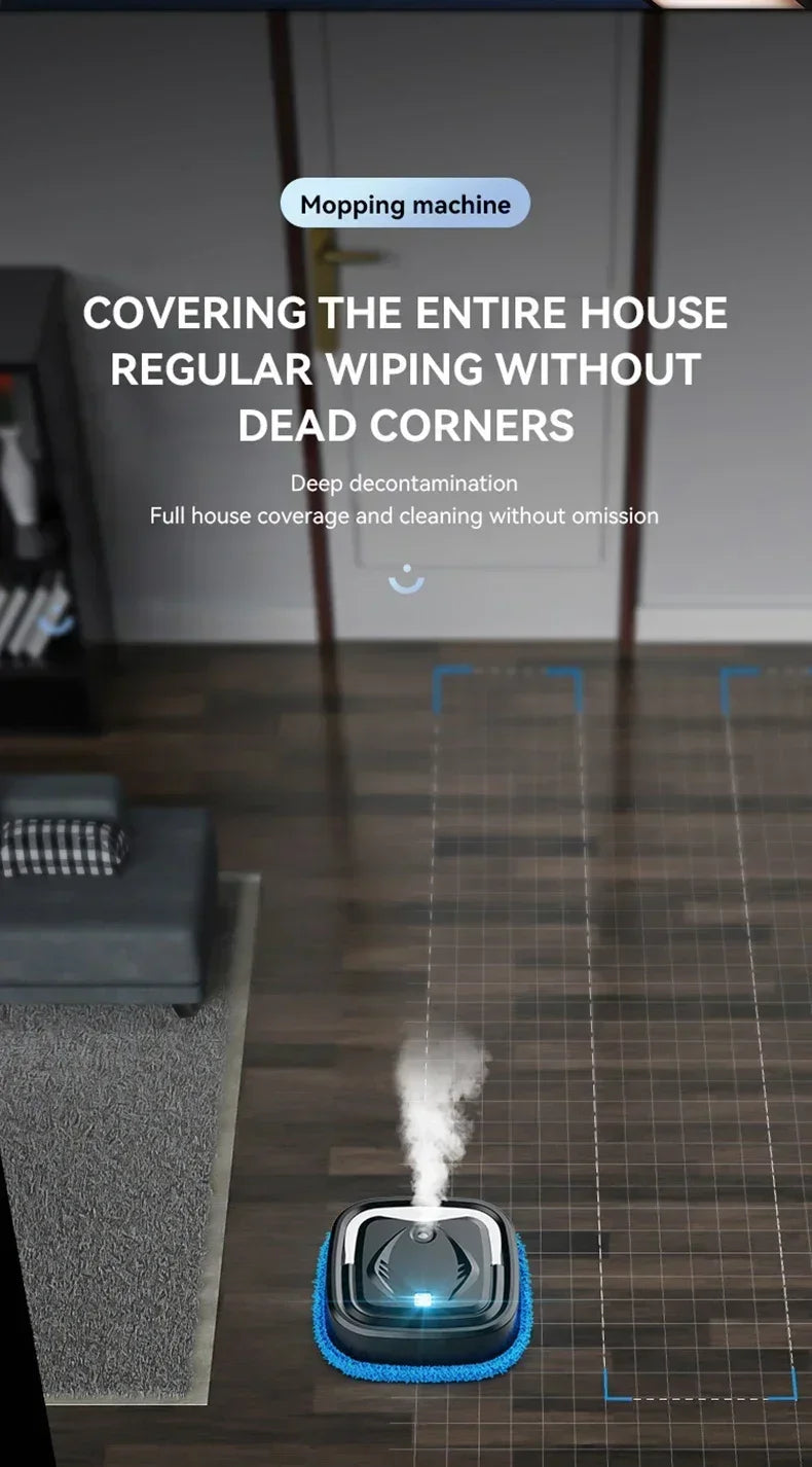 Household Electric Vacuum Cleaner Wireless Sweeping Robot Rotating Strong Cleaning Humidification Spray Dry and Wet Sweeping