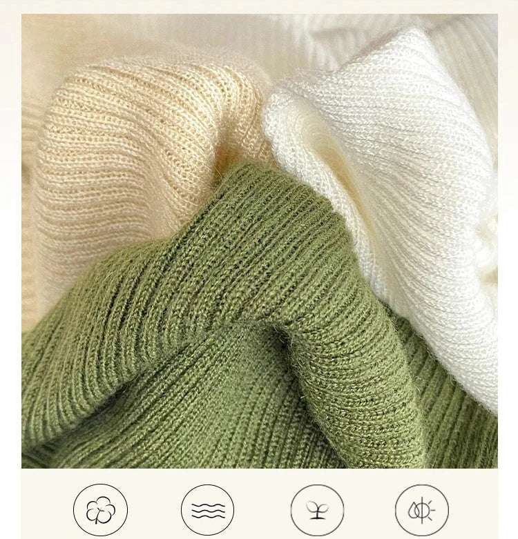 Guler înalt cu guler tip mânecă AutumnChic - S-XL, subțire, tricotat