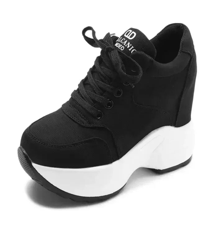 WGZNYN 187 Plateau Sneaker Atmungsaktiv - 10cm Absatz Mesh