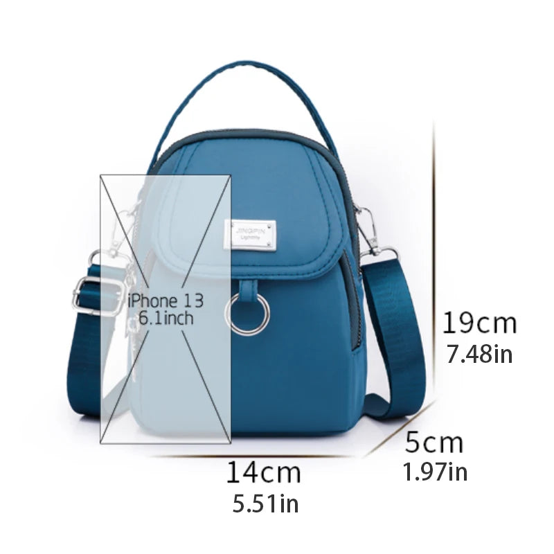 Women's crossbody bag with adjustable shoulder strap, zipper closure, lightweight and fashionable, suitable for daily use, casua