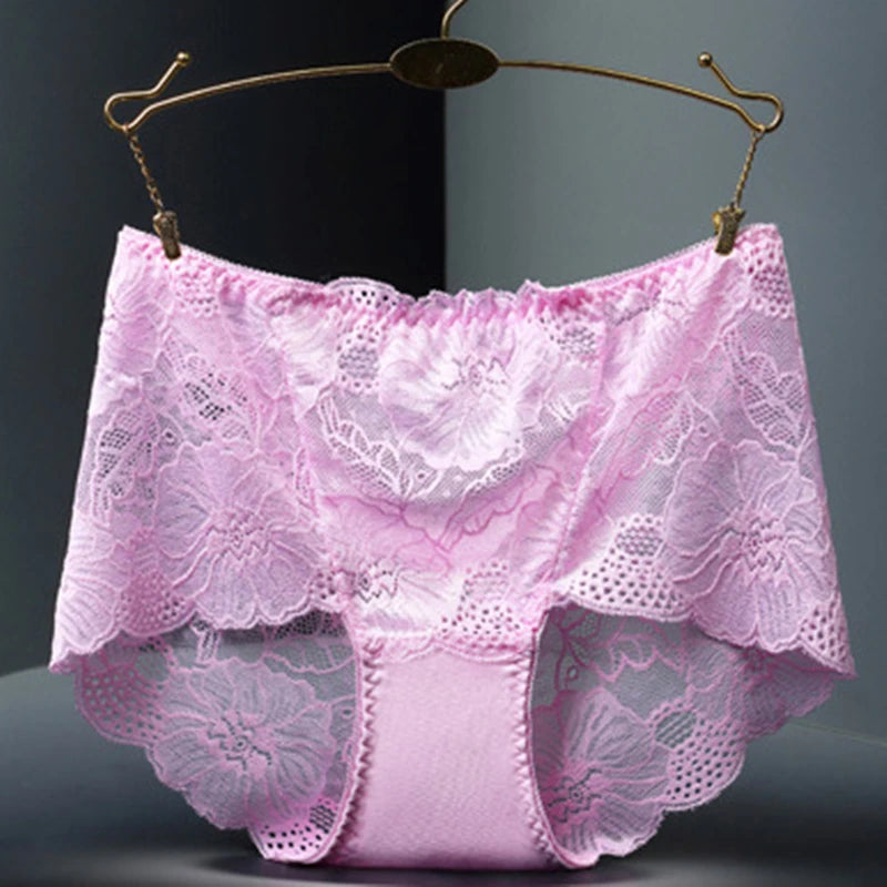 Plus Size Beliebte Unterwäsche Frauen Höschen Slips für Weiblich Hipster Unterhose Elegant Lingerie Spitze Baumwolle Tanga Brazilian Große Größe Beliebter Verkauf