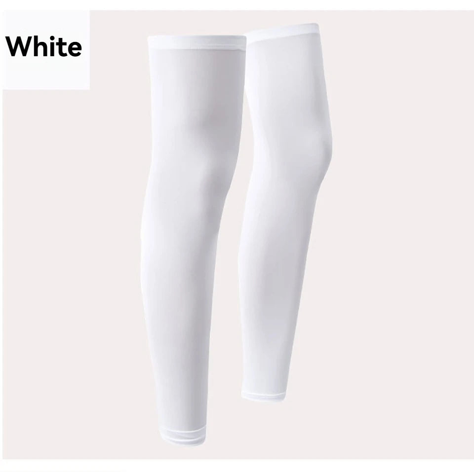 Manșoane pentru picioare 2025: GTUBIKE Ice-Silk Protecție UV - Colecția de compresie pentru ciclism