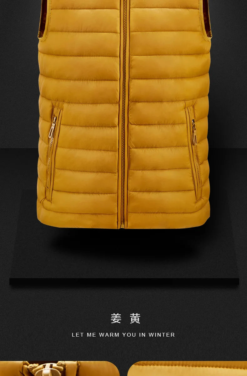 Neue Männer Weste Ultraleicht - 90% Daune, wasserdicht, Gr.L