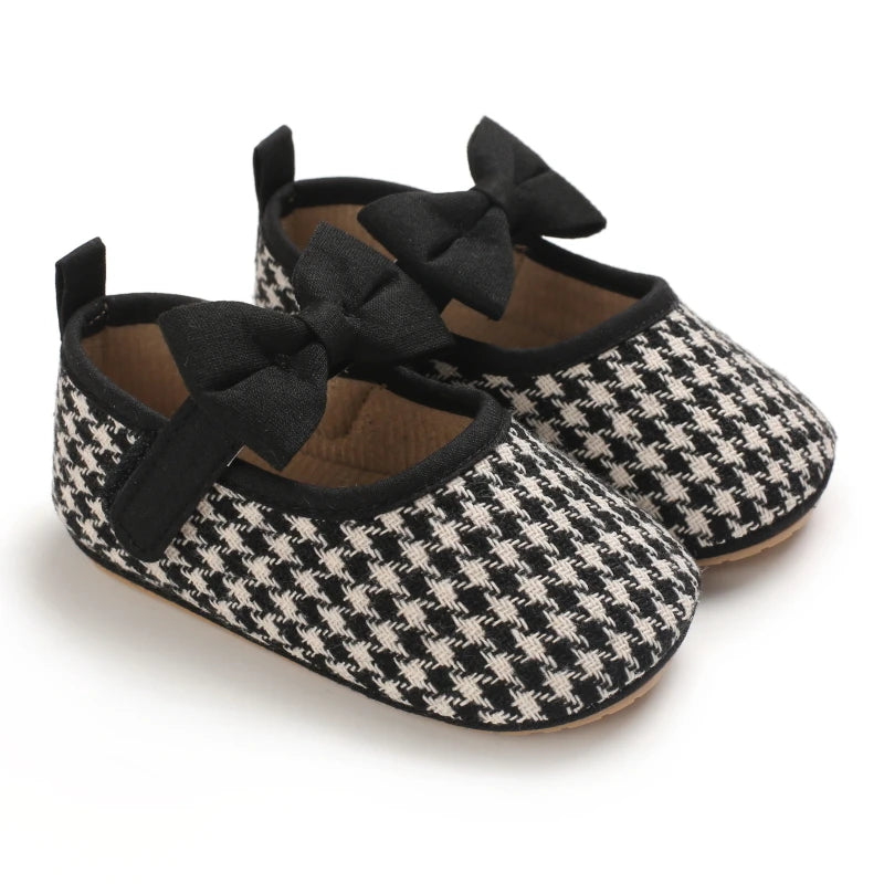 Frühling Herbst Neuer Stil Kleine Duft Gitter Prinzessin Schuhe 2025 - Neugeborene Baby Mädchen Gummisohle Rutschfest Erste Laufschuhe