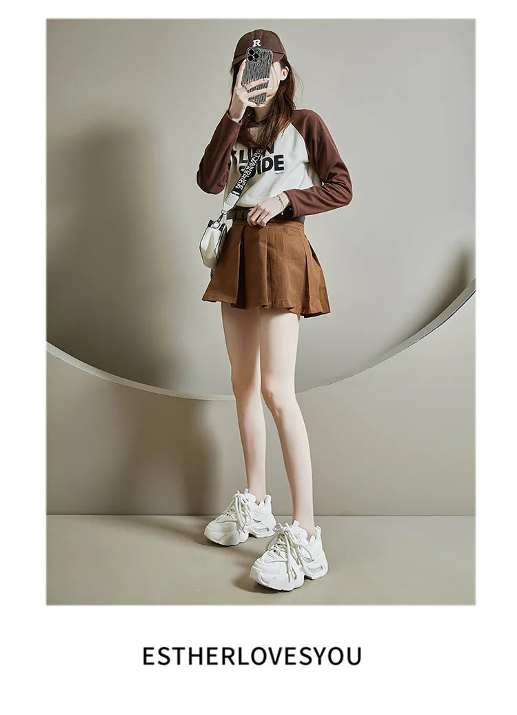 Shijunyi Dicke Sneaker Atmungsaktiv - Plateau 3cm Schnürung