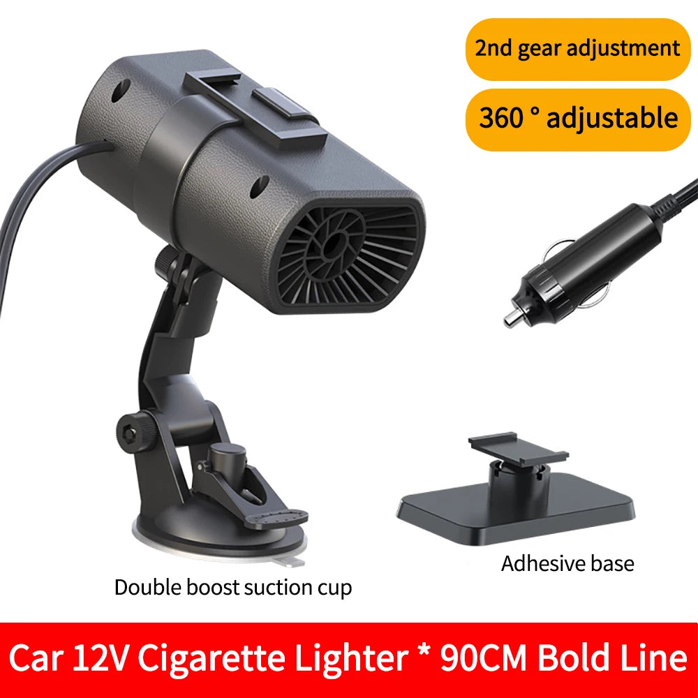 Hot 12V 200W Frost Snow Mist Removal Machine Adjustable Window Windshield Defrosting Heater Portable Car Heater for Vehicles