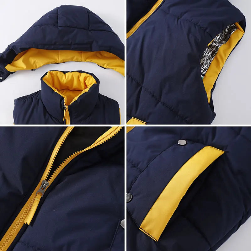 Ippolich Weste Winddicht - Kapuze, Gr. L, Polyester