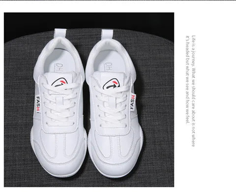 Women Shoes 2024 New Casual Lightweight Sports Shoes WomenBreathable Little White Platform Shoes White Sneakers Women