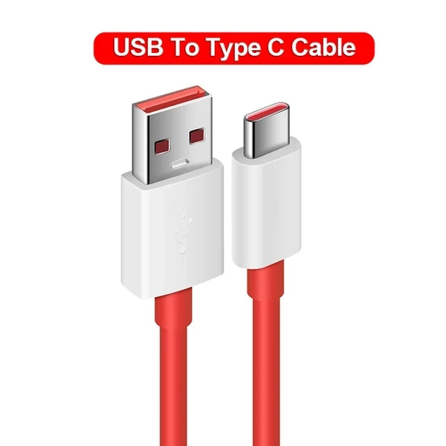 Ladekabel 2025: PD 65W Supervooc OnePlus Ace - USB C Type C Warp Dash Charge Fast Charger Collection