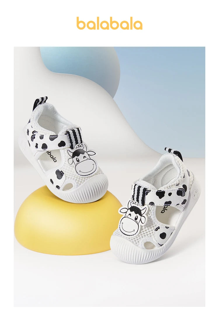 Balabala Baby Mädchen Sandalen Sommer 2025 - Weiche Sohle Atmungsaktive Strand Schuhe - Für Outdoor Casual Kleidung