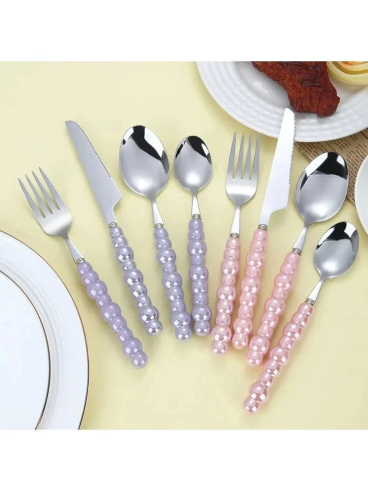 Choice Perlengriff Besteckset - 4 Teile 18/10 20 cm