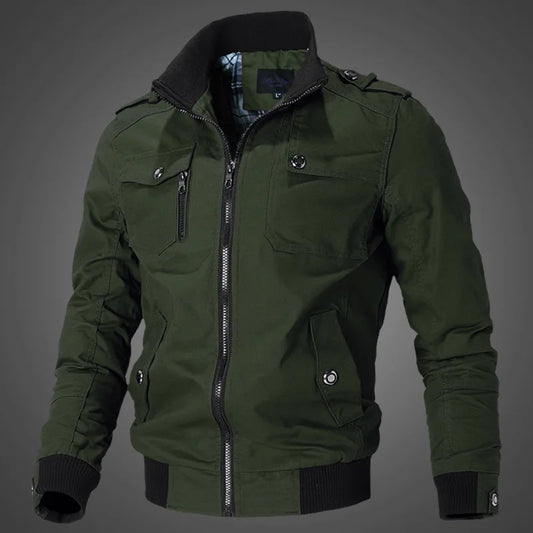FrühlingHerbst Jacke Slim Fit - Winddicht, Polyester, XXL