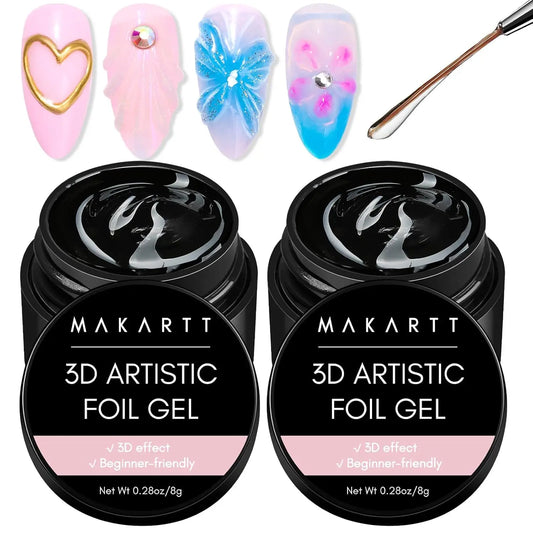 Nagel-Kleber 2025: Makartt-3D Foil-Glue 8ml - Transfer Gel Collection
