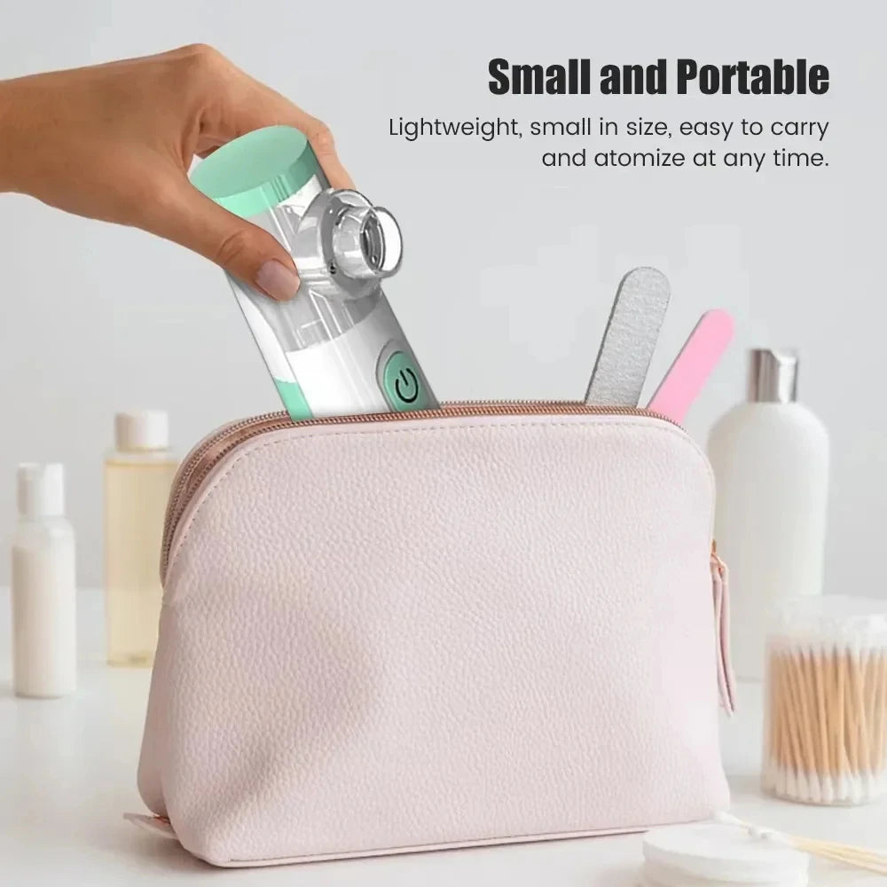 Portable Kids Adult Saving Emergency Device Nebulizer Silent Mesh Mini First Aid Kit Handheld Asthma Inhaler Atomizer Outdoor