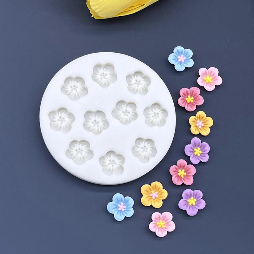 Flower Daisy Silicone Sugarcraft Mold Resin Tools Cupcake Baking Mould Fondant Cake Decorating Tools