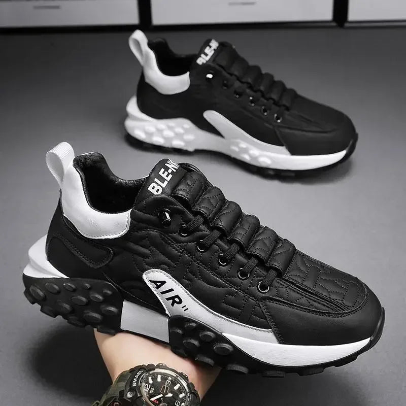 Men Shoes Cross Border Platform Rubber Men's Sneaker Summer Men Sneakers Non-Slip Male Tennis Shoes Gym Running Sports Shoes