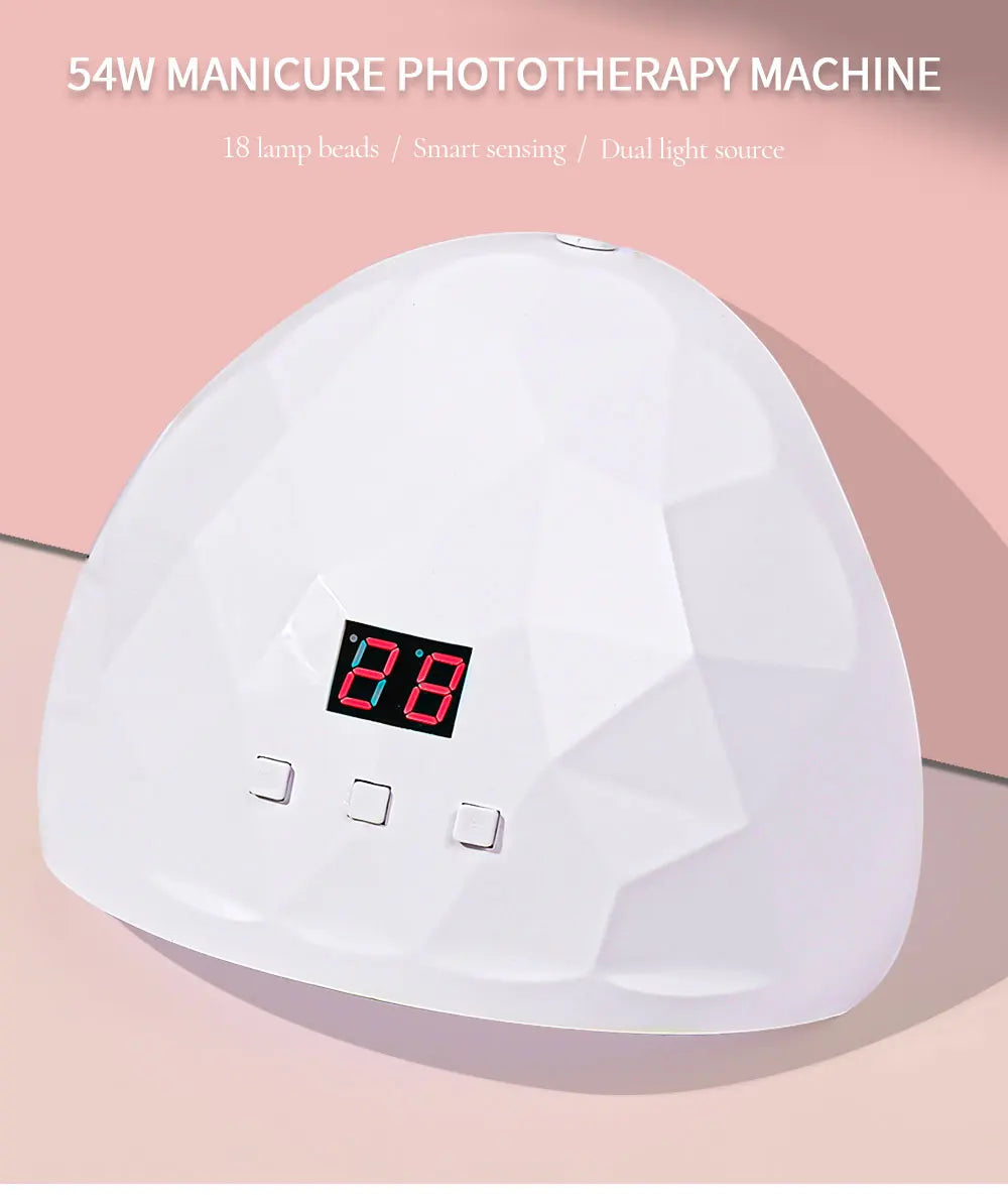 LULAA 18 LED-uri UV Gel Unghii Uscare Lampă Mini LED Ecran Unghii Fototerapie Aparat Profesional Manichiură Instrument Salon Echipament