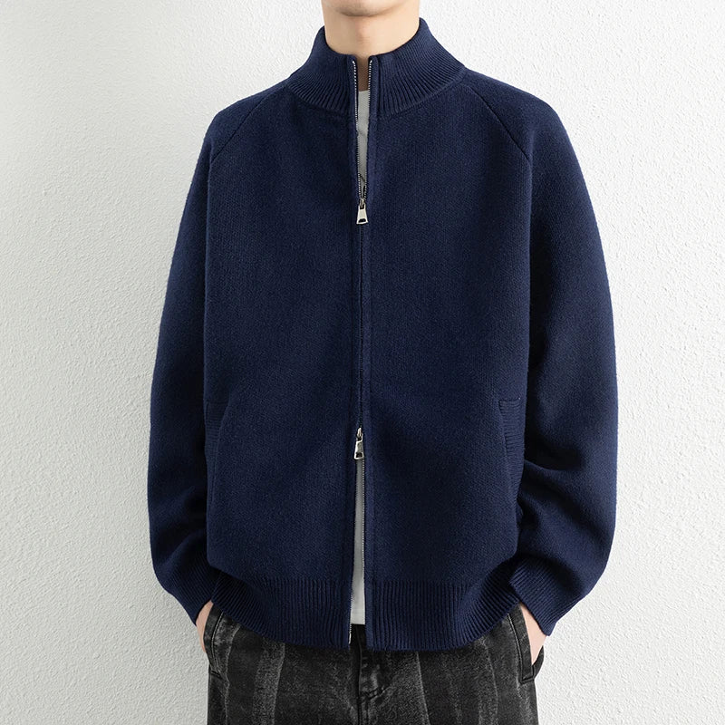 Choice M6001 Strickcardigan Stehkragen - Größe M, Polyamid