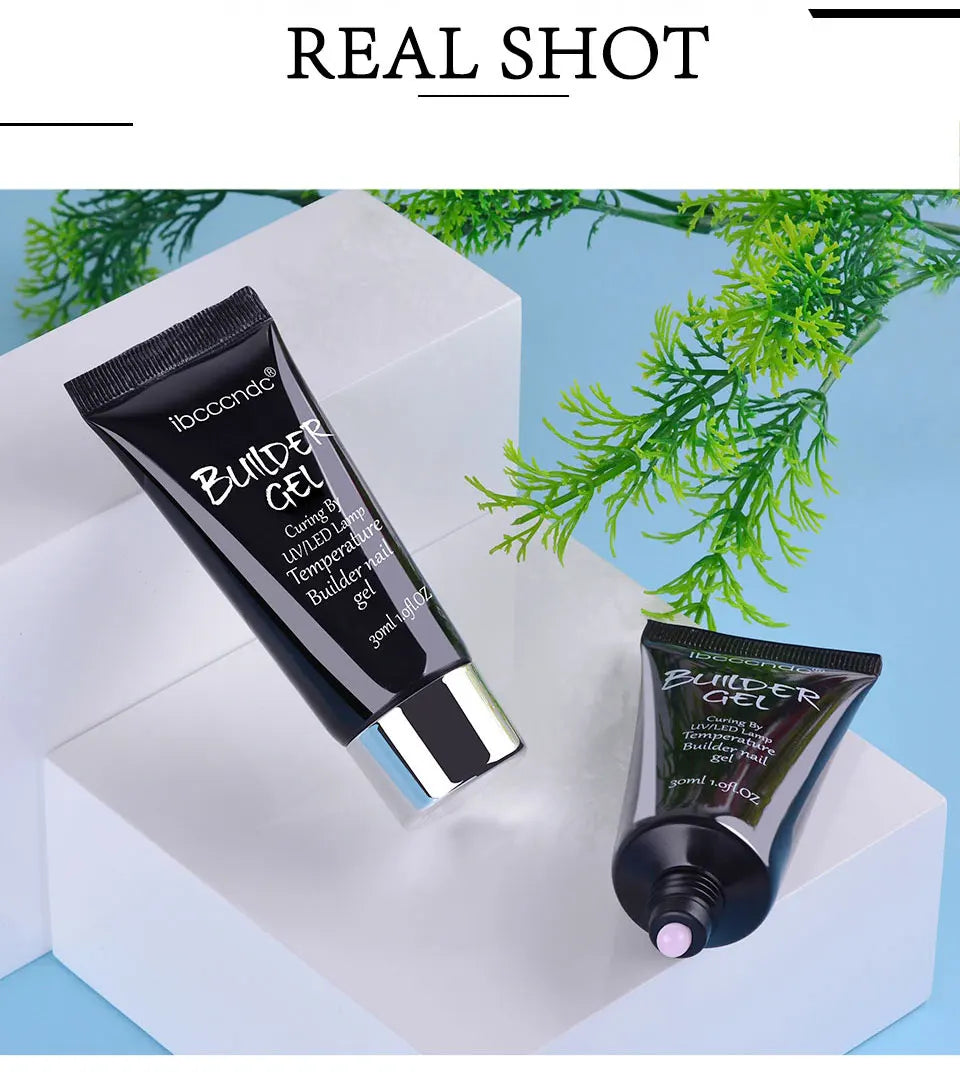 Gel semipermanent pentru unghii, gel de unghii Polygels, lampă UV LED, material pentru extensii de unghii, lampă acrilică, temperatură