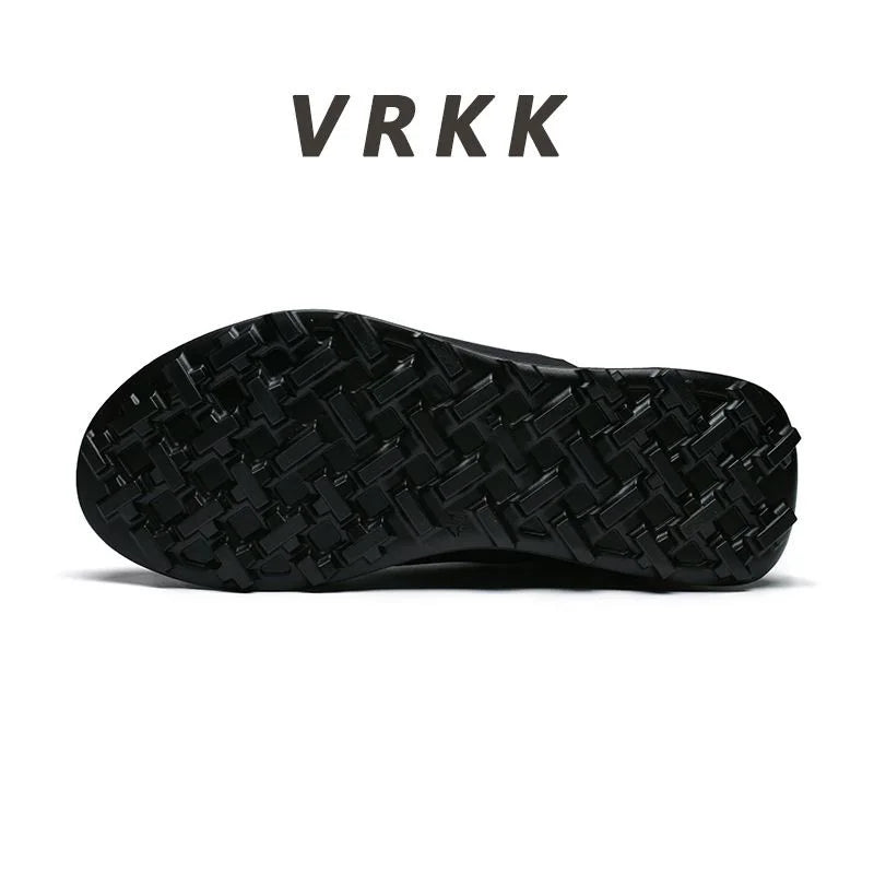 VRKKC 2052HO Echtes Leder Boots - Knöchelstiefel, Obermaterial PU, Größe 40-46 Weite Standard