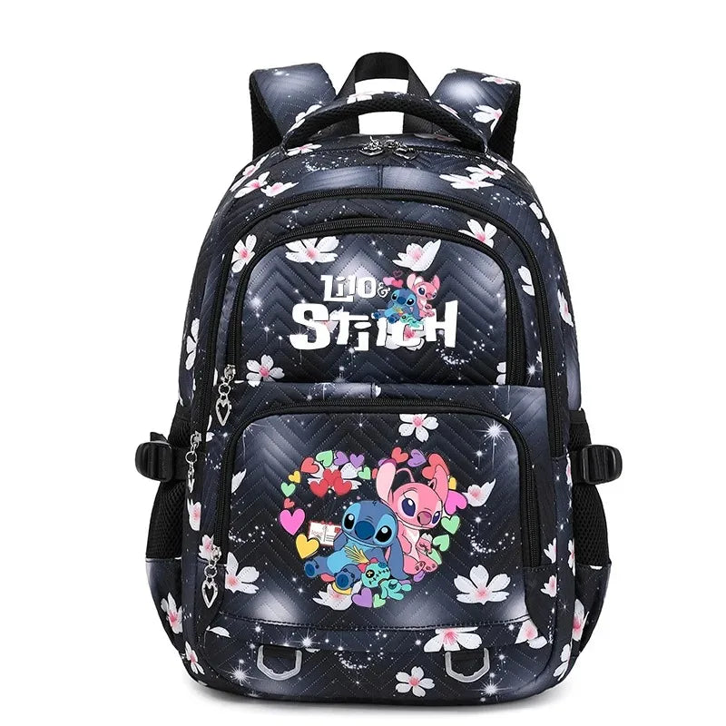 Lilo Stitch Schulrucksack 2025 - Große Kapazität Daypack für Mädchen Schultasche