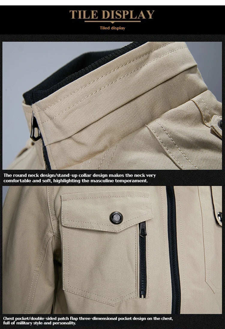 FrühlingHerbst Jacke Slim Fit - Winddicht, Polyester, XXL